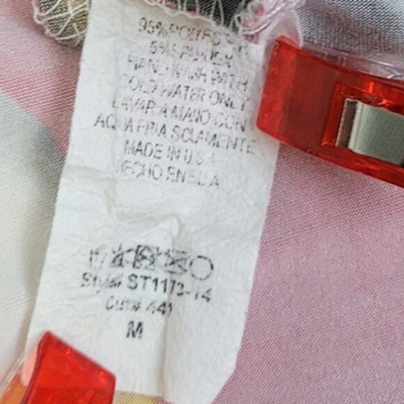 Heimish USA Womens Medium Floral Crew Neck Tee w Sequined Pocket - Picture 6 of 6